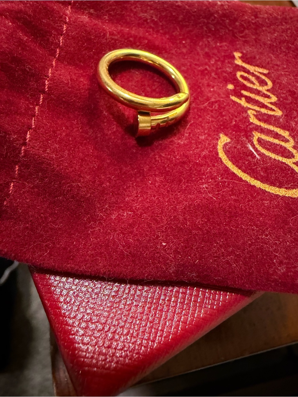 Nail ring in yellow gold - Picture 7 of 7